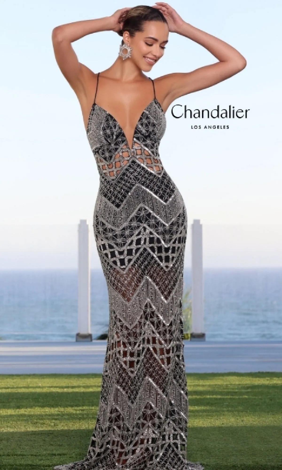 Long Prom Dress: Chandalier 30181 sold by PromGirl