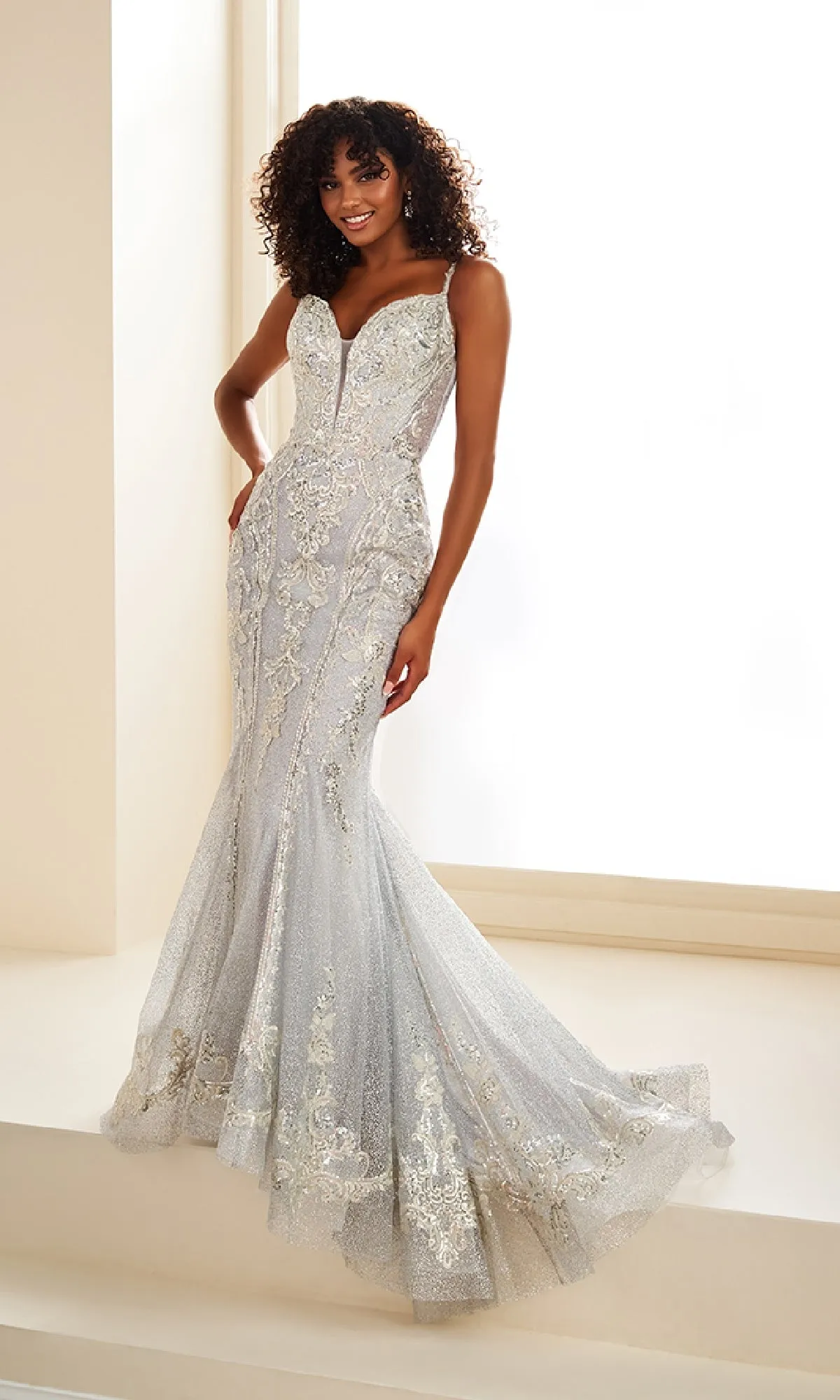 Long Prom Dress: Ellie Wilde EW36056 sold by PromGirl product image thumbnail 3