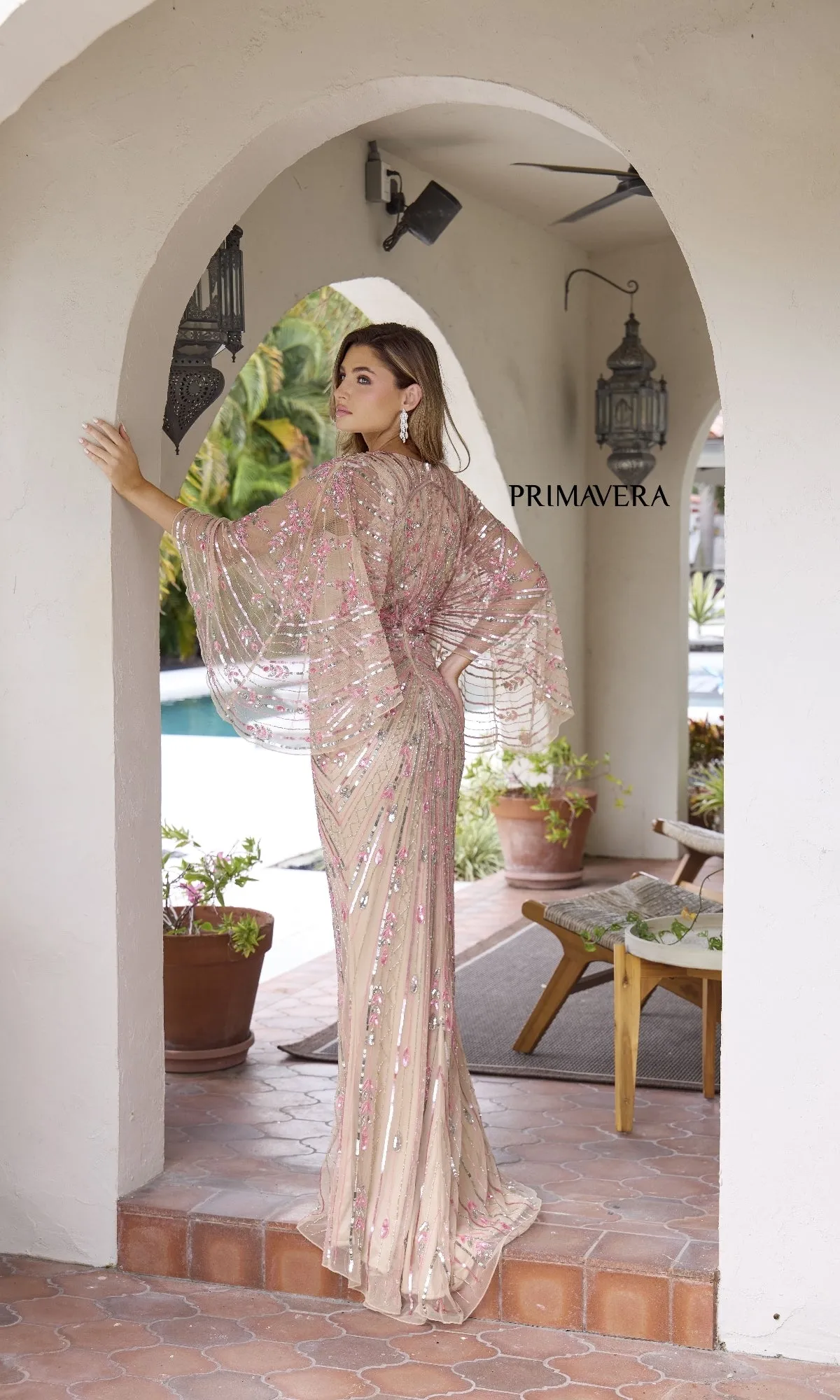 Long Formal Dress: Primavera 12189 sold by PromGirl product image thumbnail 2