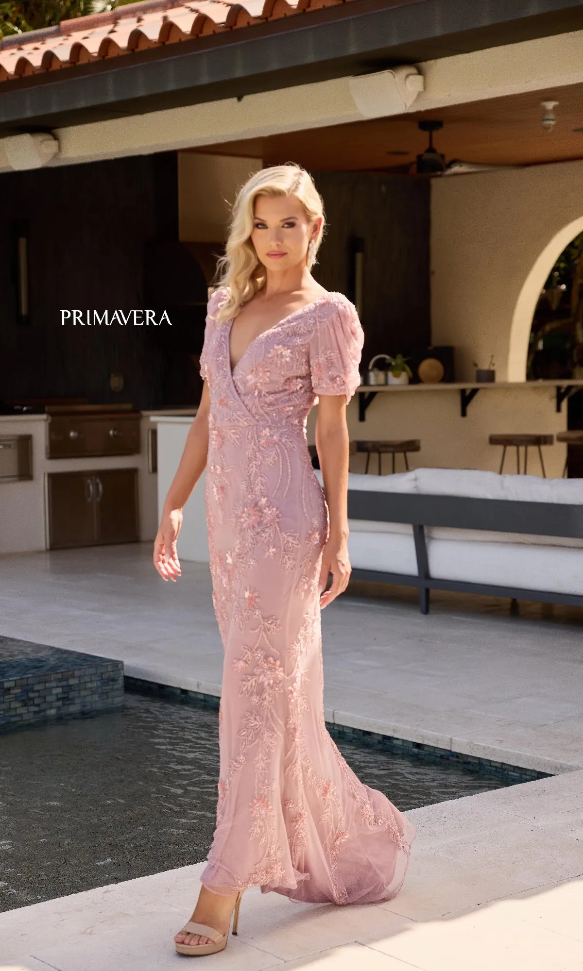 Long Formal Dress: Primavera 13147 sold by PromGirl product image thumbnail 5