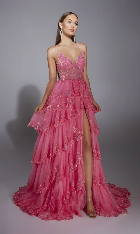 Long Prom Dress: Alyce 61927 sold by PromGirl