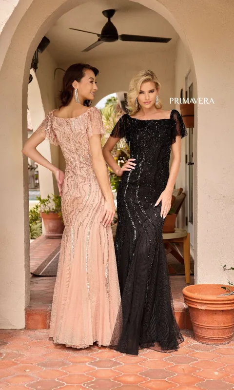Long Formal Dress: Primavera 13155 sold by PromGirl