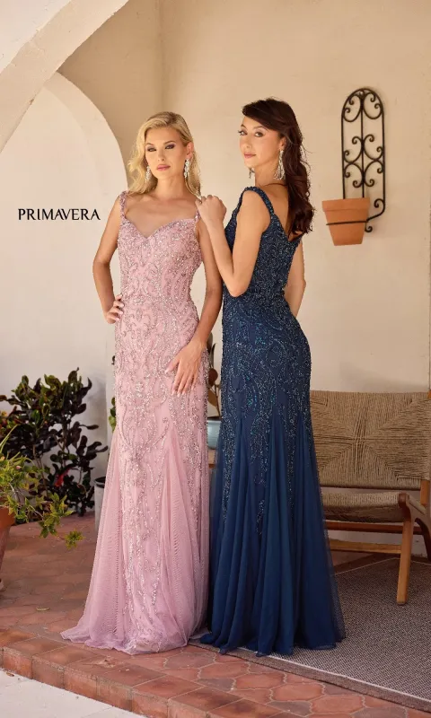 Long Formal Dress: Primavera 13143 sold by PromGirl
