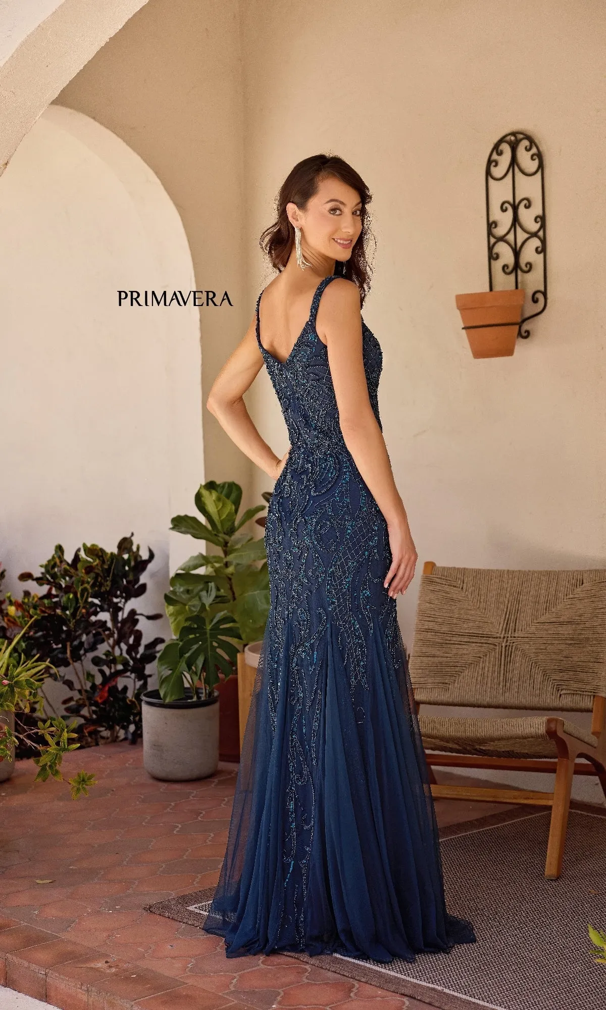 Long Formal Dress: Primavera 13143 sold by PromGirl product image thumbnail 2