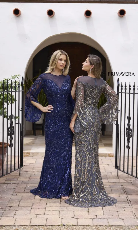 Long Formal Dress: Primavera 12174 sold by PromGirl