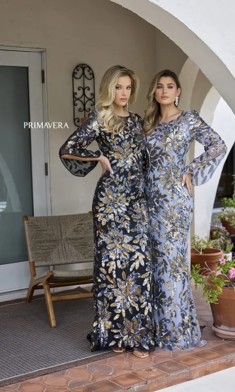 Long Formal Dress: Primavera 12171 sold by PromGirl