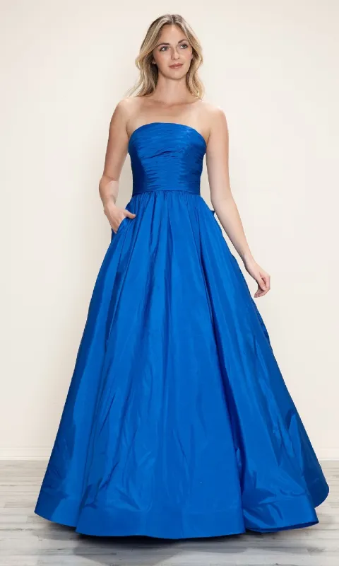 Long Prom Dress: Poly USA 9754 sold by PromGirl