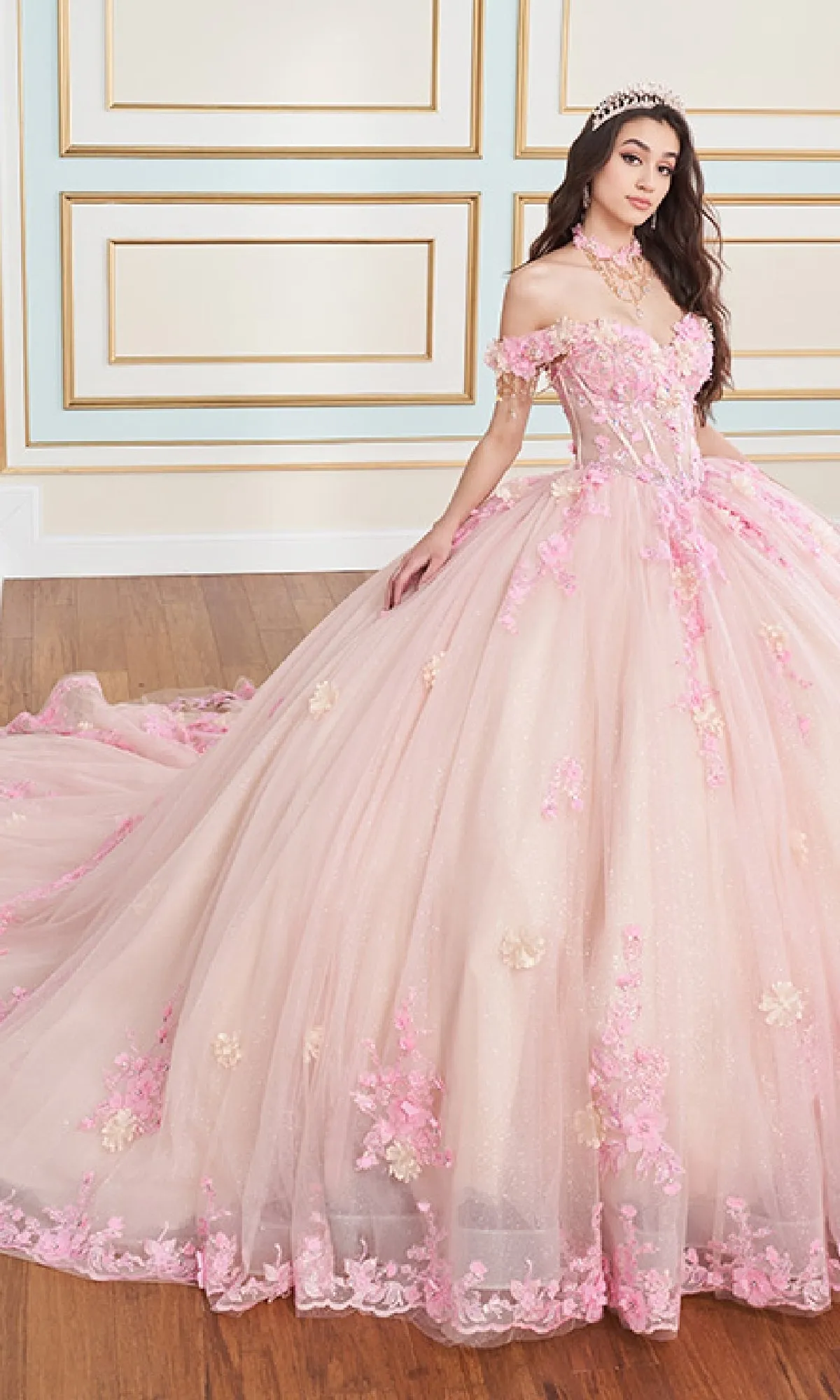 Quinceanera Dress PR30178 By Princesa sold by PromGirl product image thumbnail 3