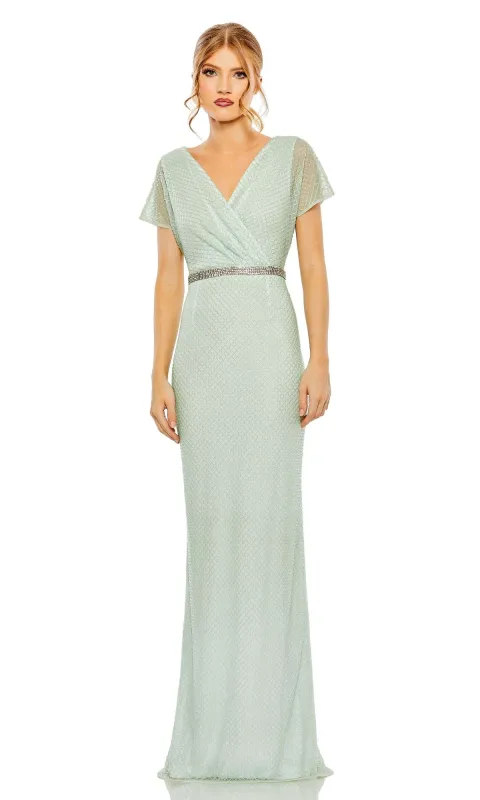 Sage Formal Evening Gown: Mac Duggal 93994 sold by PromGirl