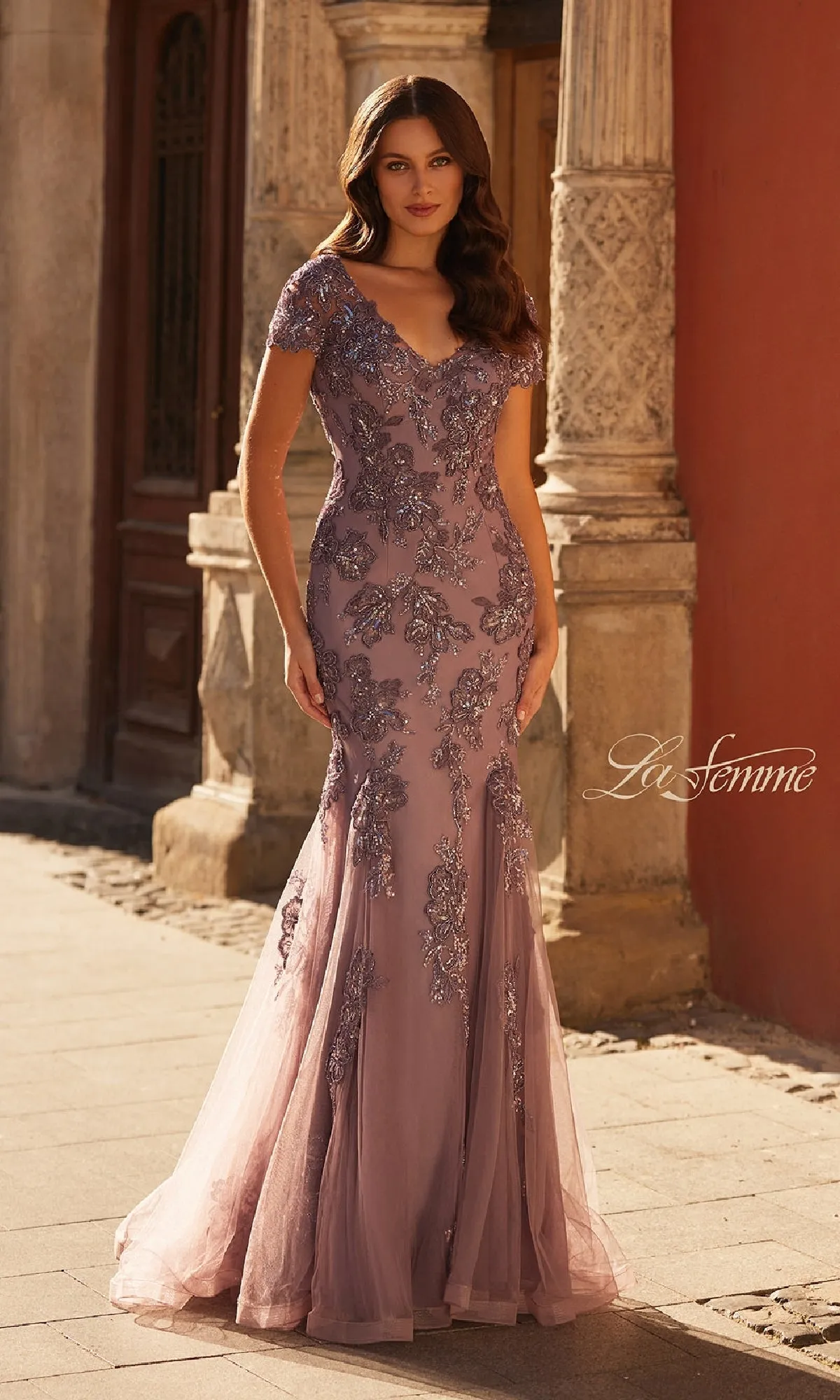 Long Formal Dress: La Femme 32940 sold by PromGirl