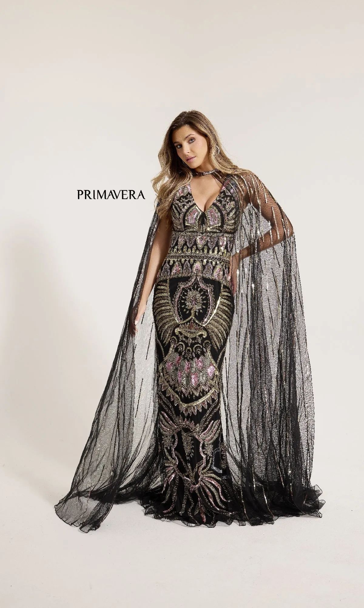 Long Formal Dress: Primavera 12177 sold by PromGirl product image thumbnail 5