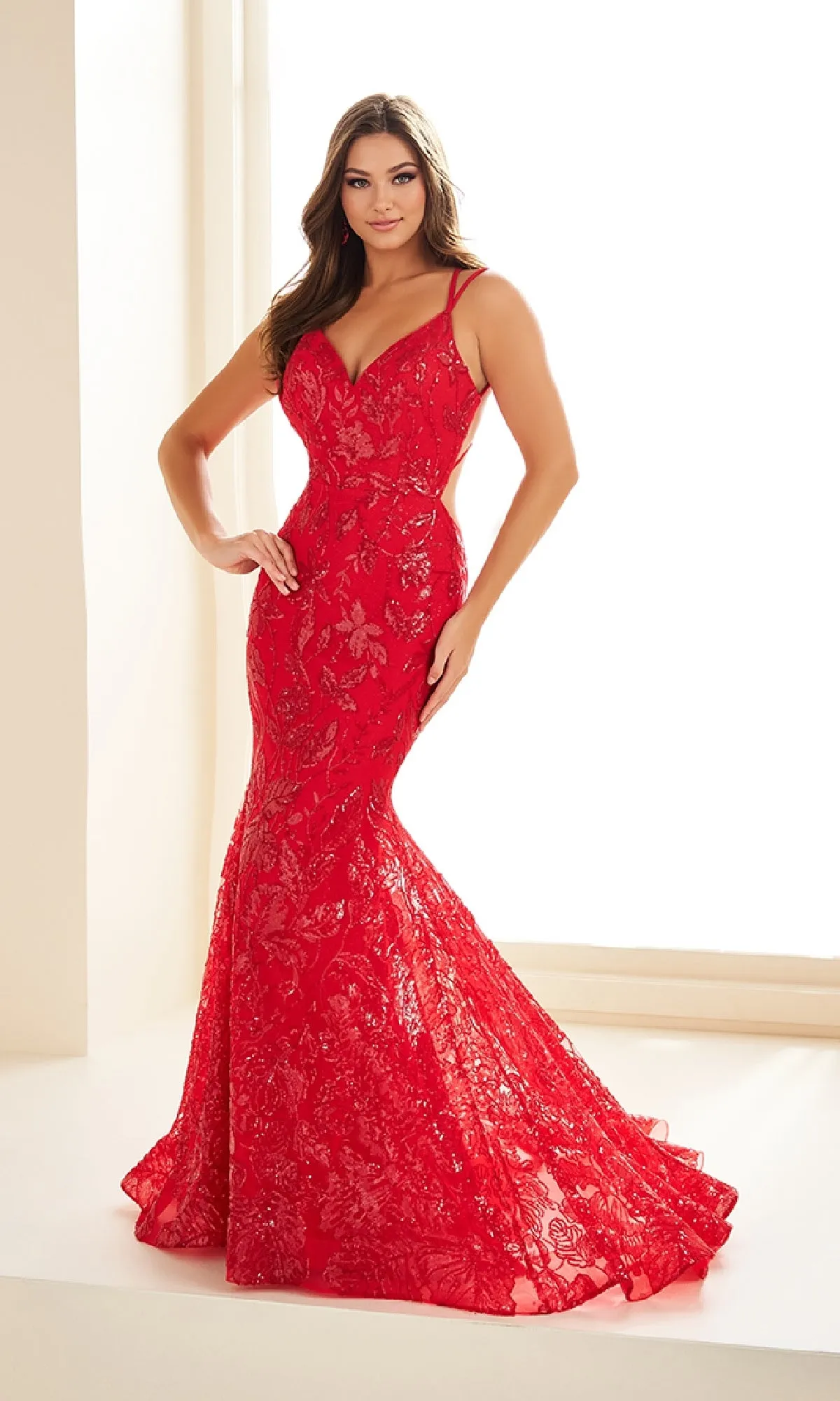 Long Prom Dress: Ellie Wilde EW36034 sold by PromGirl product image thumbnail 5