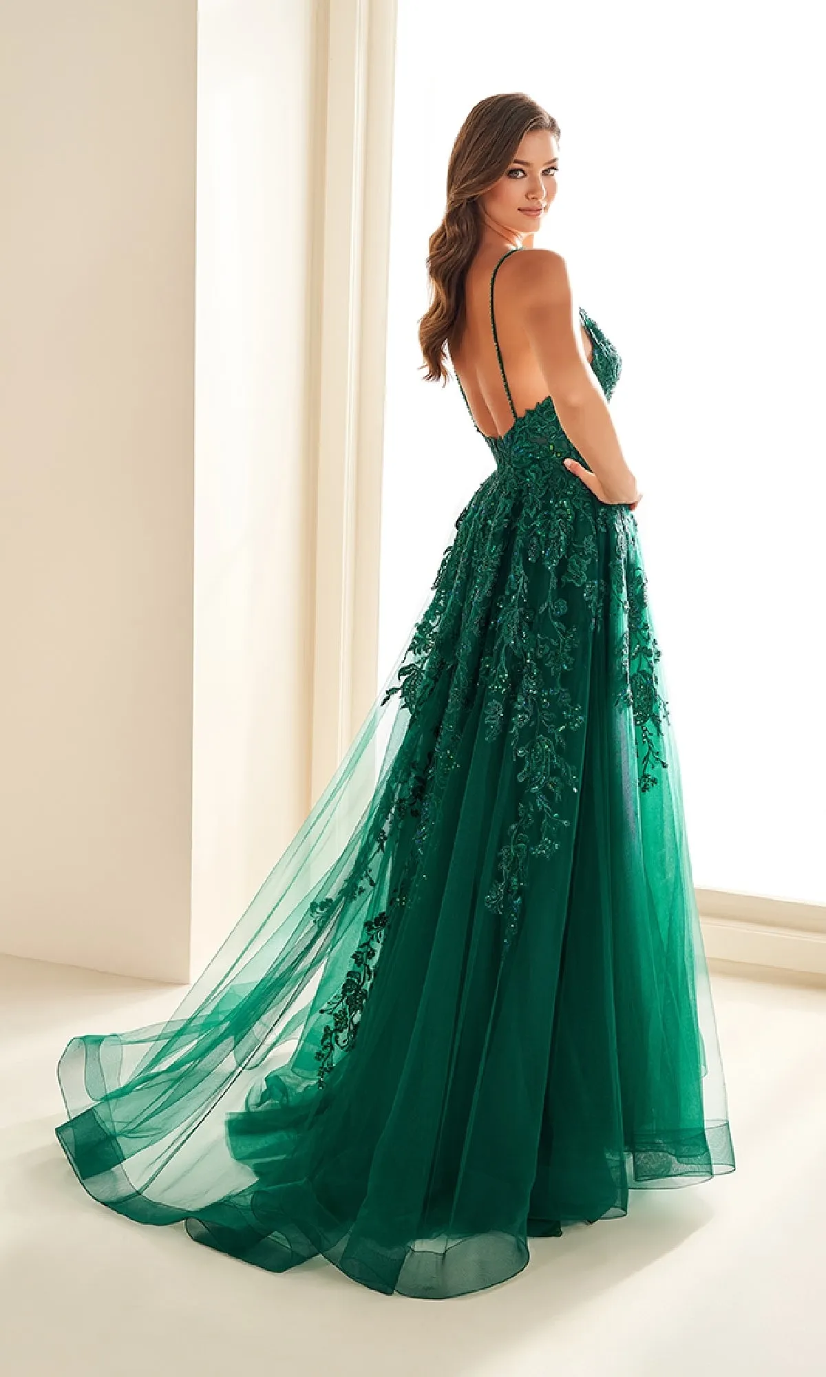 Long Prom Dress: Ellie Wilde EW36206 sold by PromGirl product image thumbnail 2