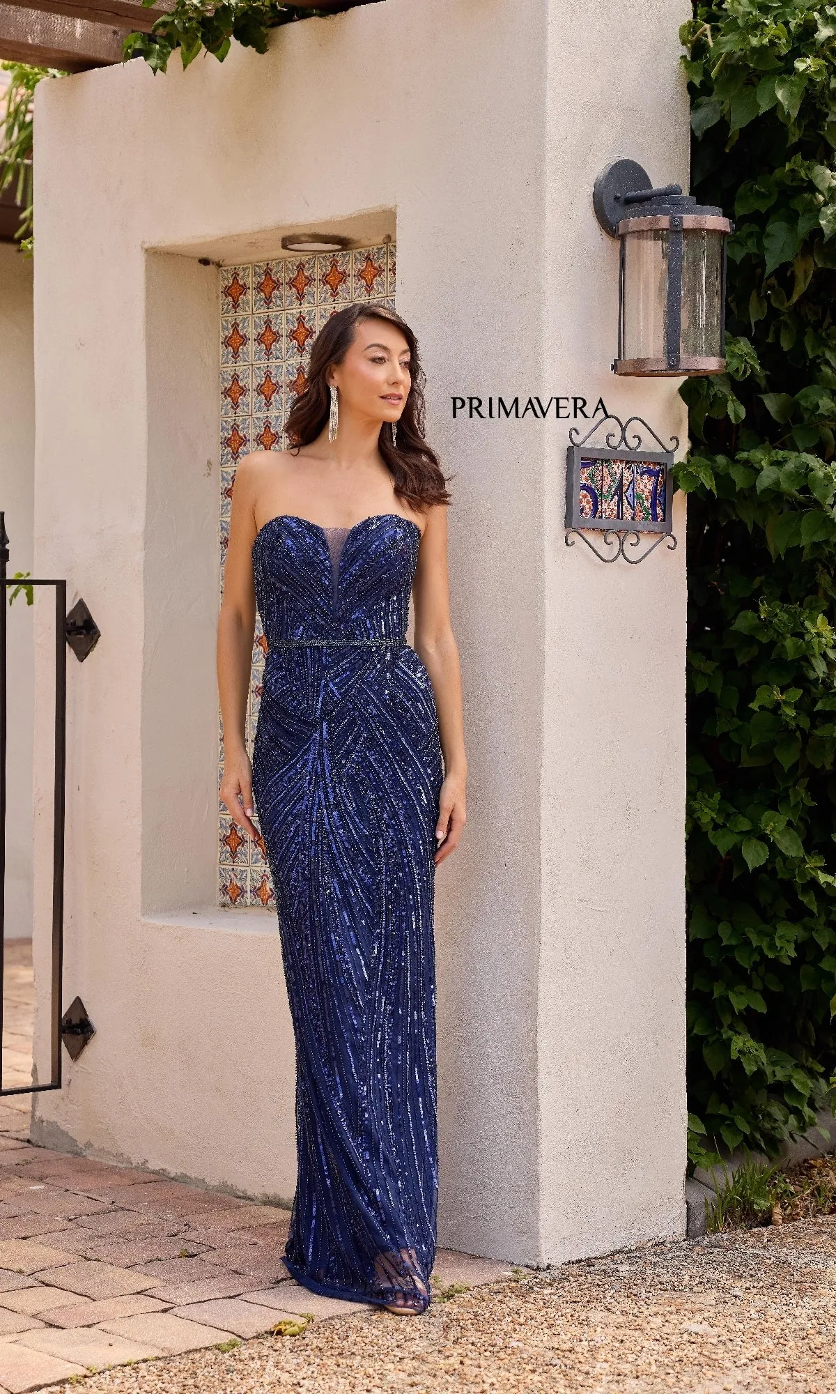 Long Formal Dress: Primavera 13141 sold by PromGirl product image thumbnail 3