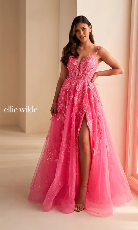 Long Prom Dress: Ellie Wilde EW36208 sold by PromGirl