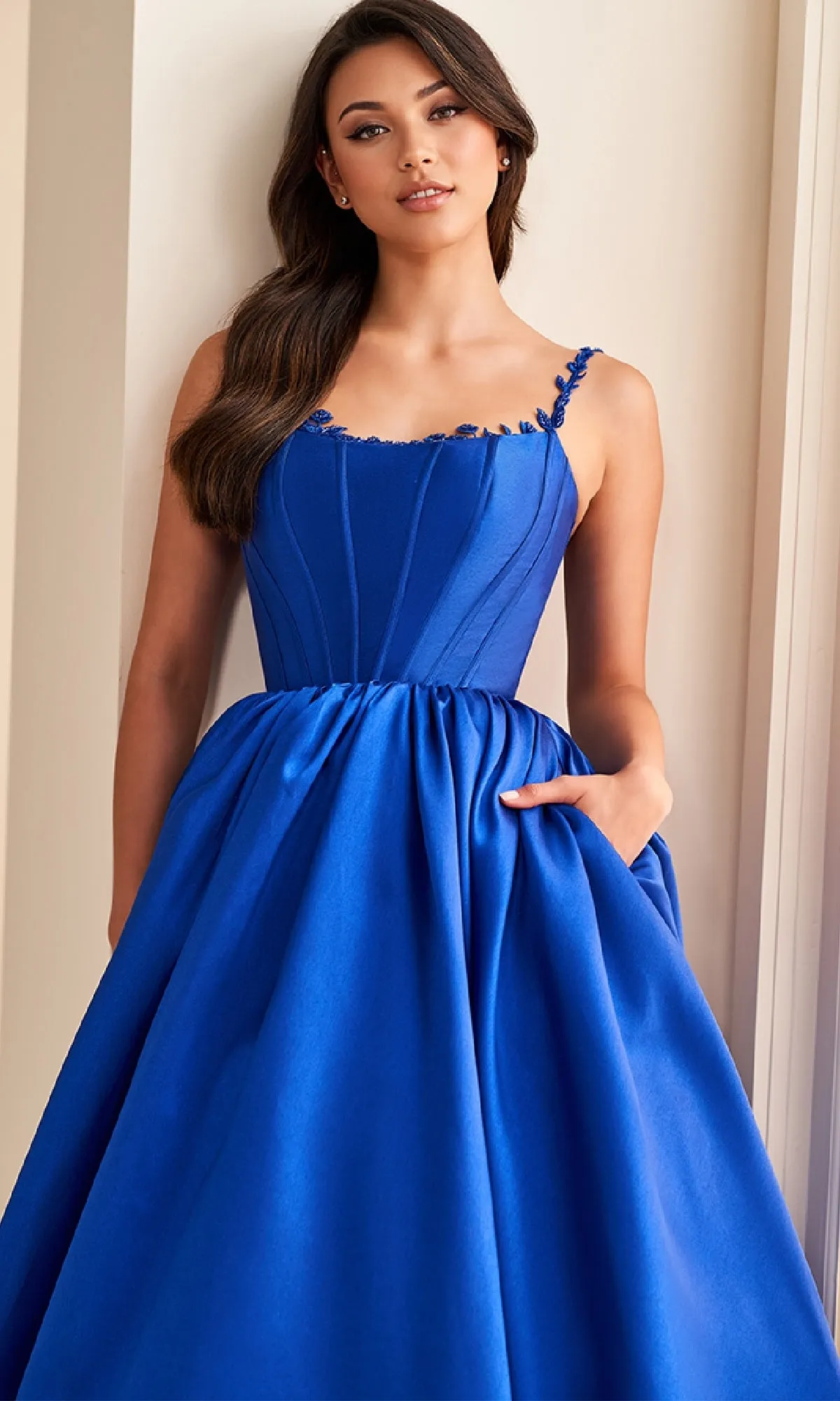 Long Prom Dress: Ellie Wilde EW36221 sold by PromGirl product image thumbnail 5