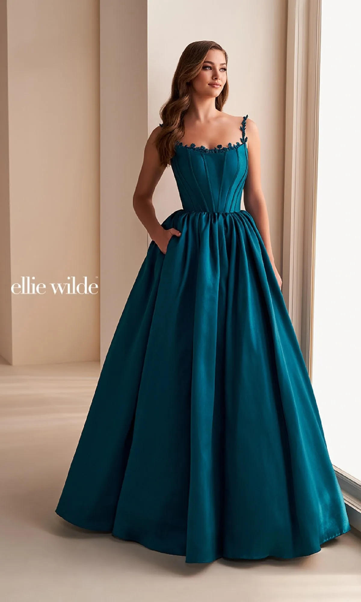 Long Prom Dress: Ellie Wilde EW36221 sold by PromGirl