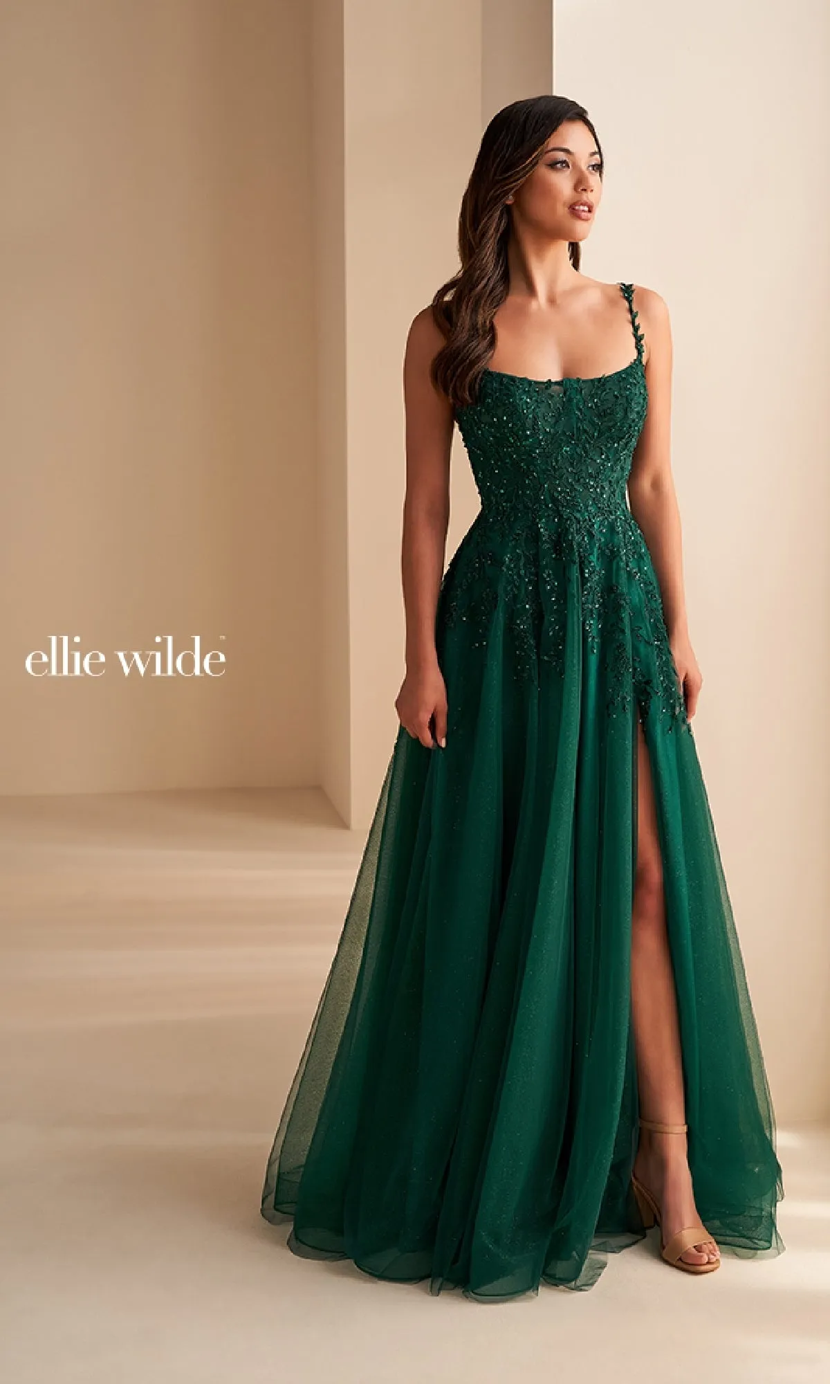 Long Prom Dress: Ellie Wilde EW36228 sold by PromGirl product image thumbnail 3