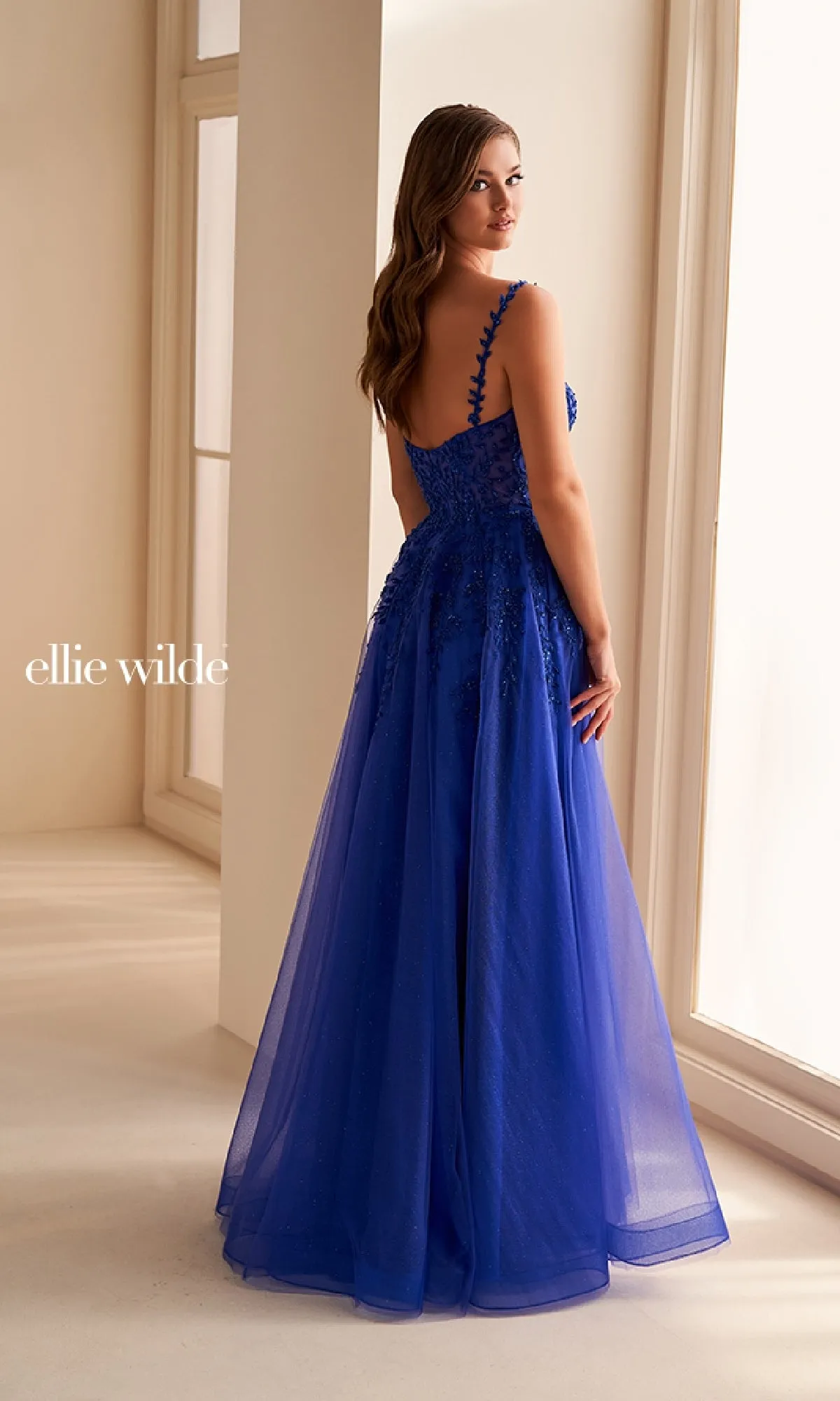 Long Prom Dress: Ellie Wilde EW36228 sold by PromGirl product image thumbnail 2