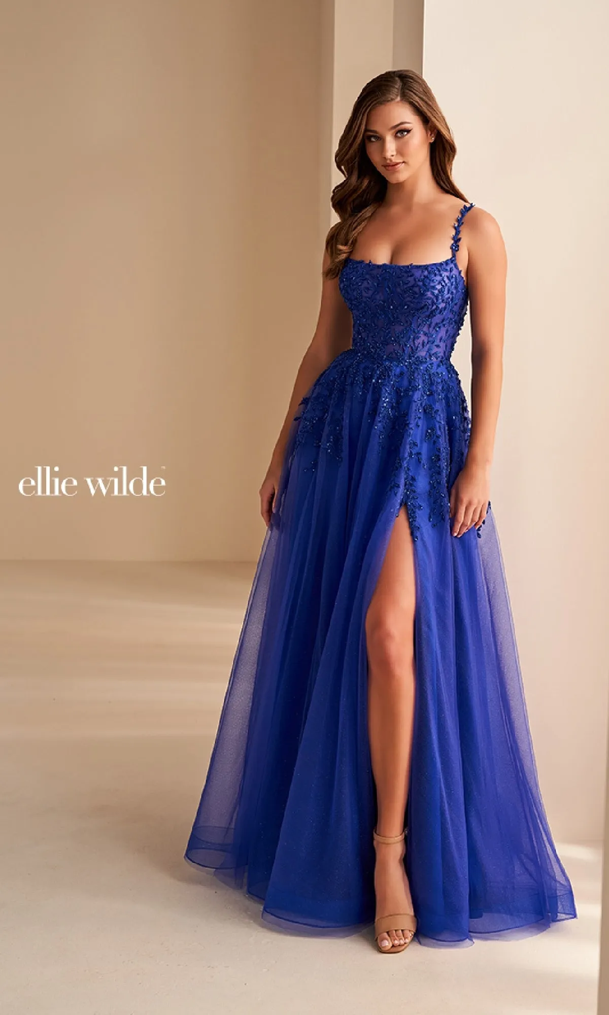Long Prom Dress: Ellie Wilde EW36228 sold by PromGirl