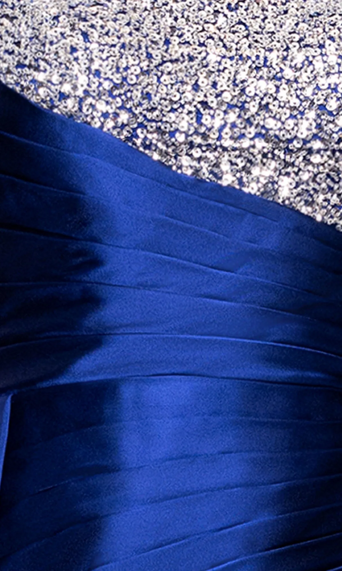 Long Blue Formal Dress: Blondie Nites 5423BN sold by PromGirl product image thumbnail 3
