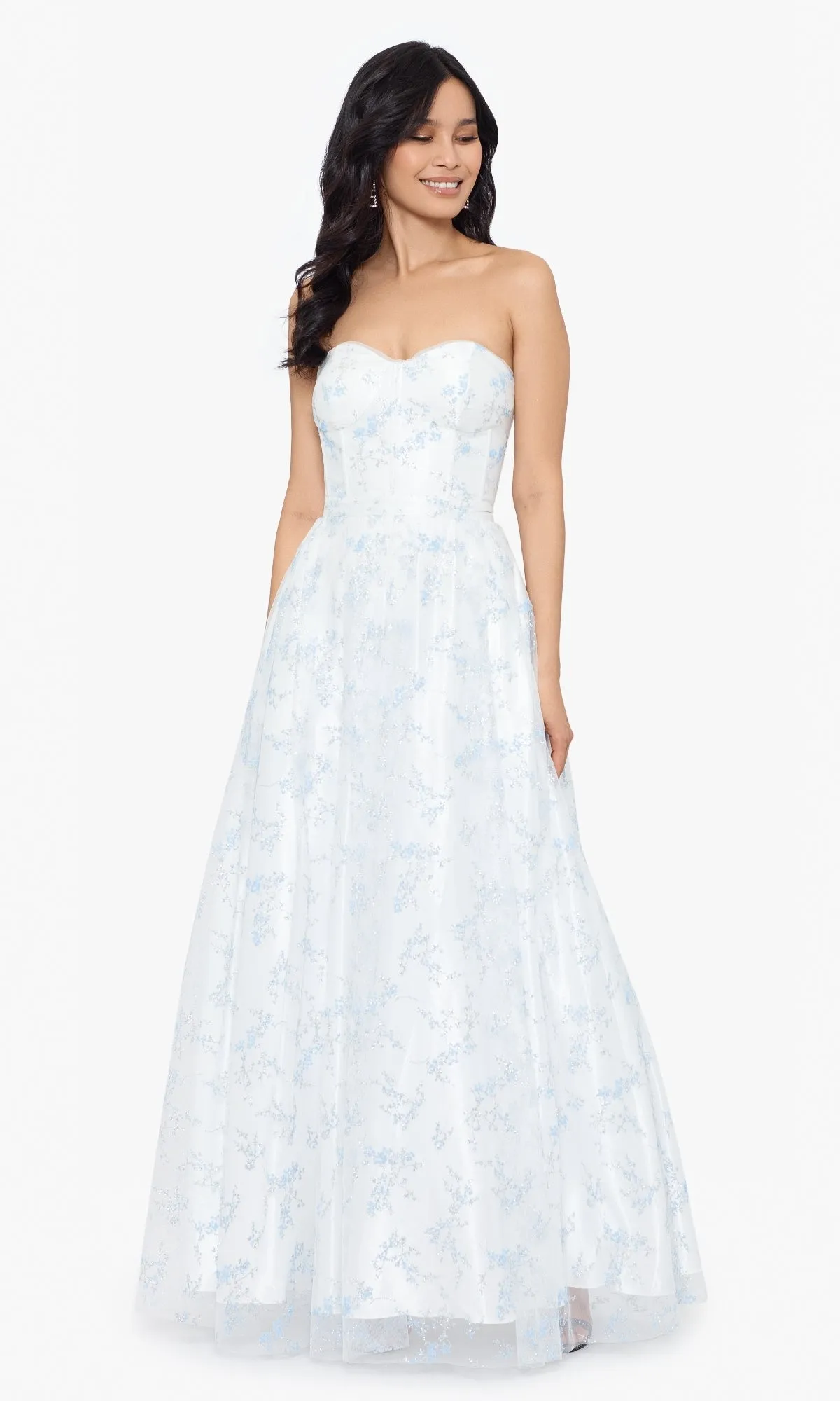 Long Formal Dress: Blondie Nites 3024BN sold by PromGirl product image thumbnail 3