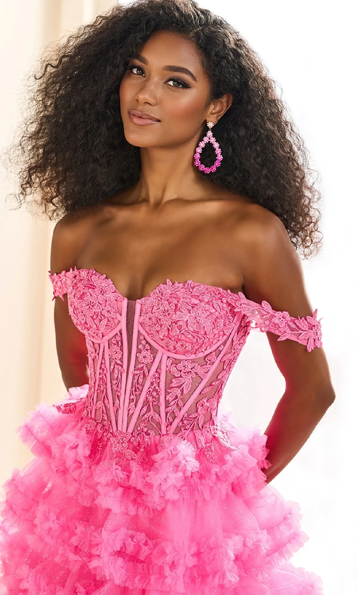 Long Prom Dress: Ellie Wilde EW36201 sold by PromGirl product image thumbnail 4