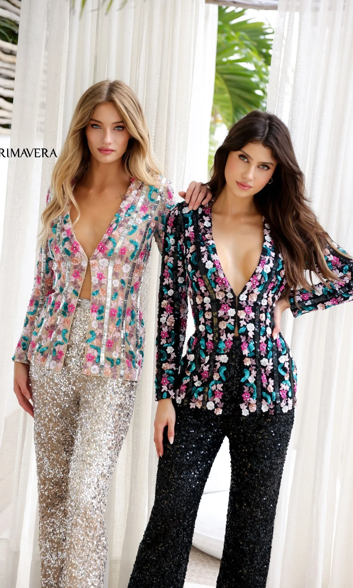 Long Sequin Formal Jumpsuit: Primavera 4388 sold by PromGirl