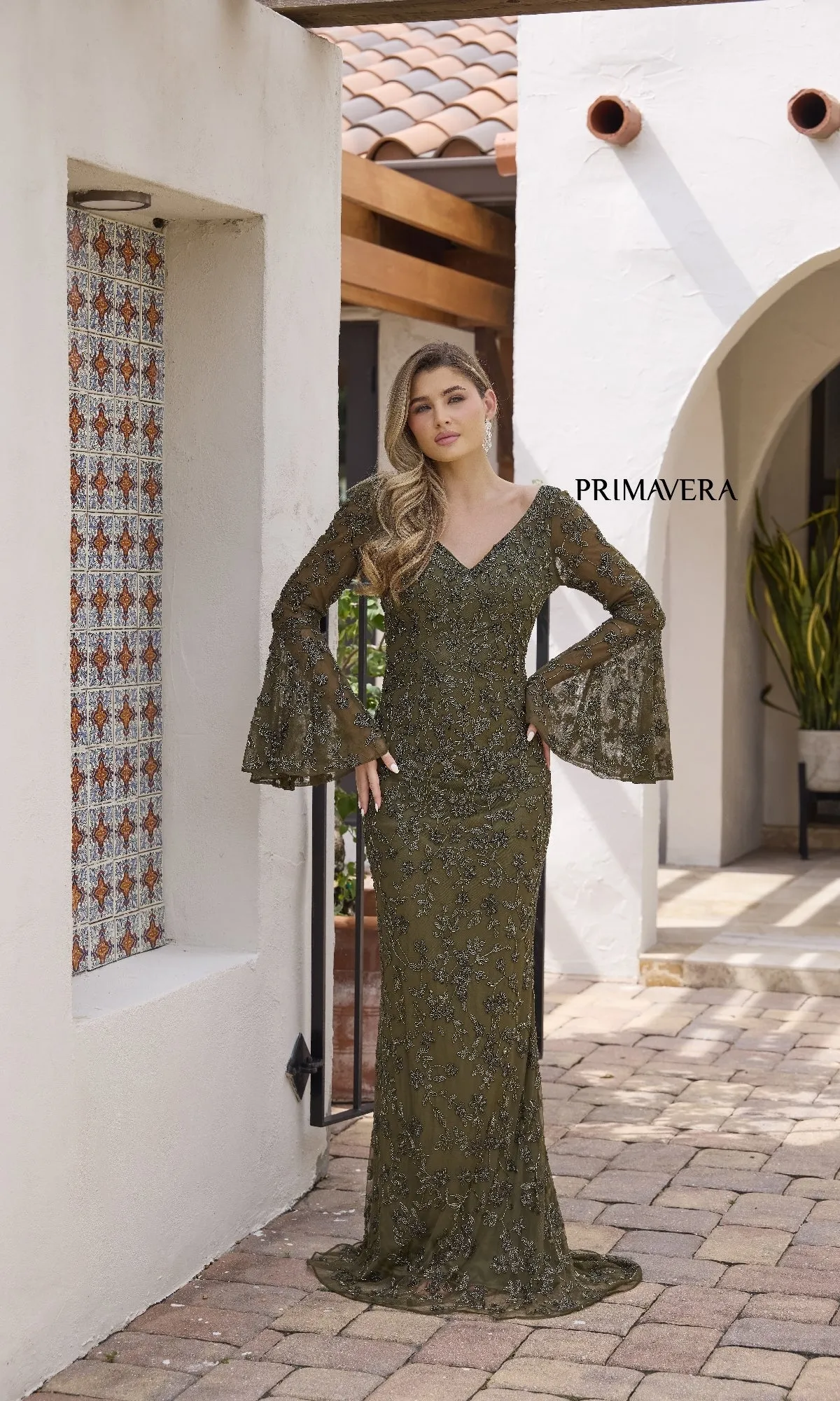 Long Formal Dress: Primavera 12185 sold by PromGirl product image thumbnail 3