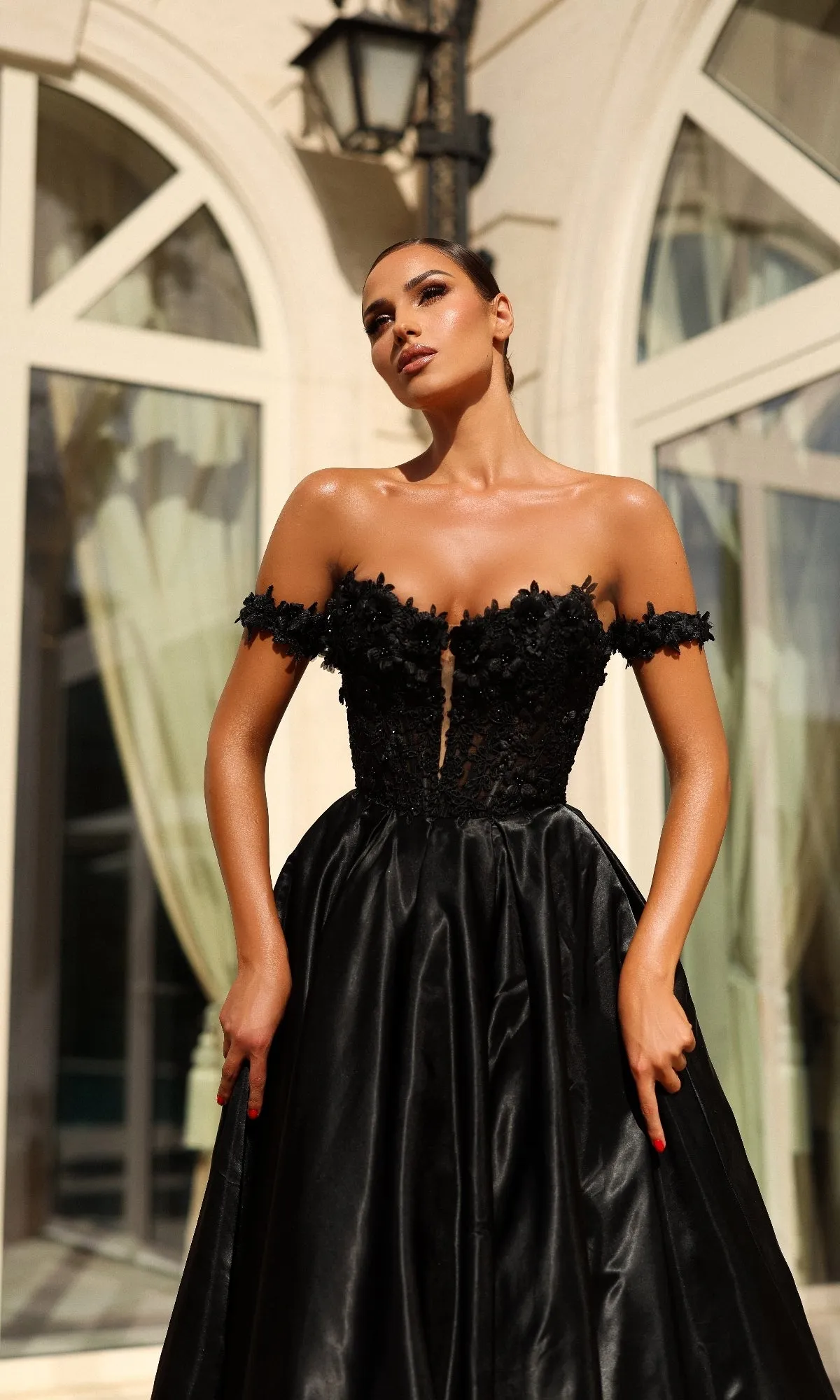 Long Black Prom Dress: Tina Holly TK584 sold by PromGirl product image thumbnail 4
