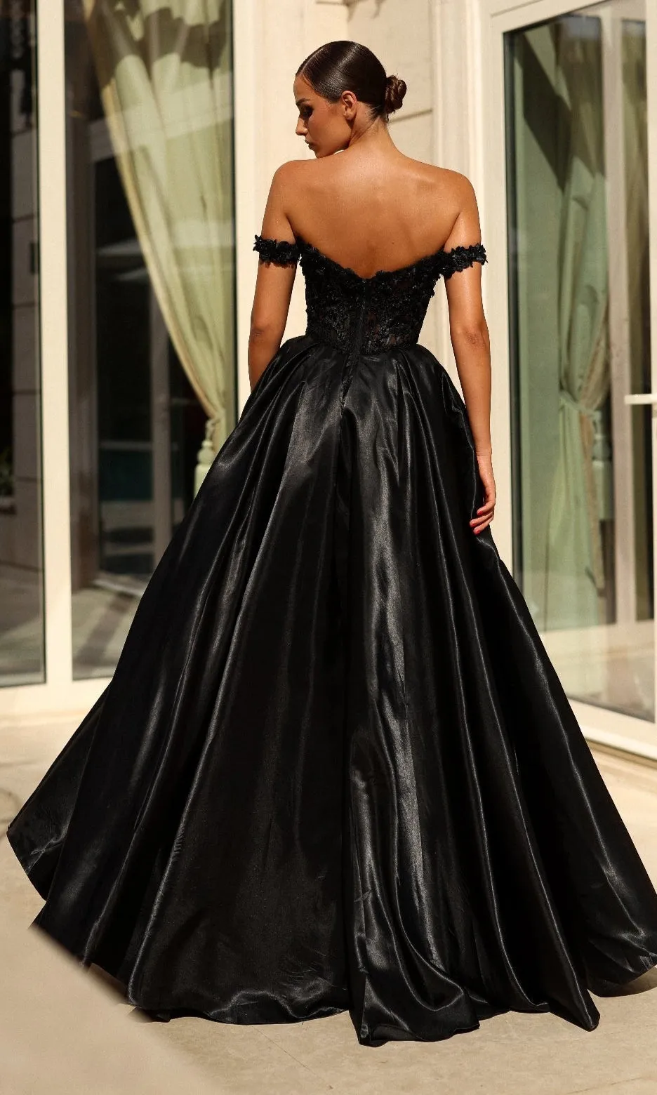 Long Black Prom Dress: Tina Holly TK584 sold by PromGirl product image thumbnail 2