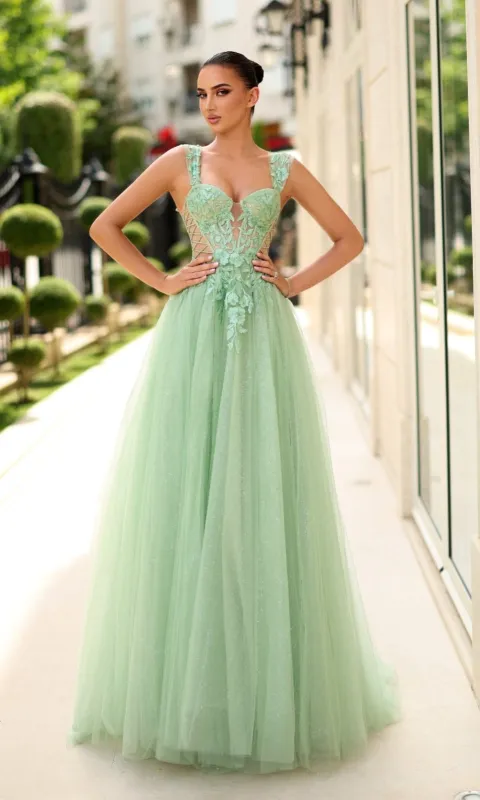 Long Prom Dress: Tina Holly TW500 sold by PromGirl