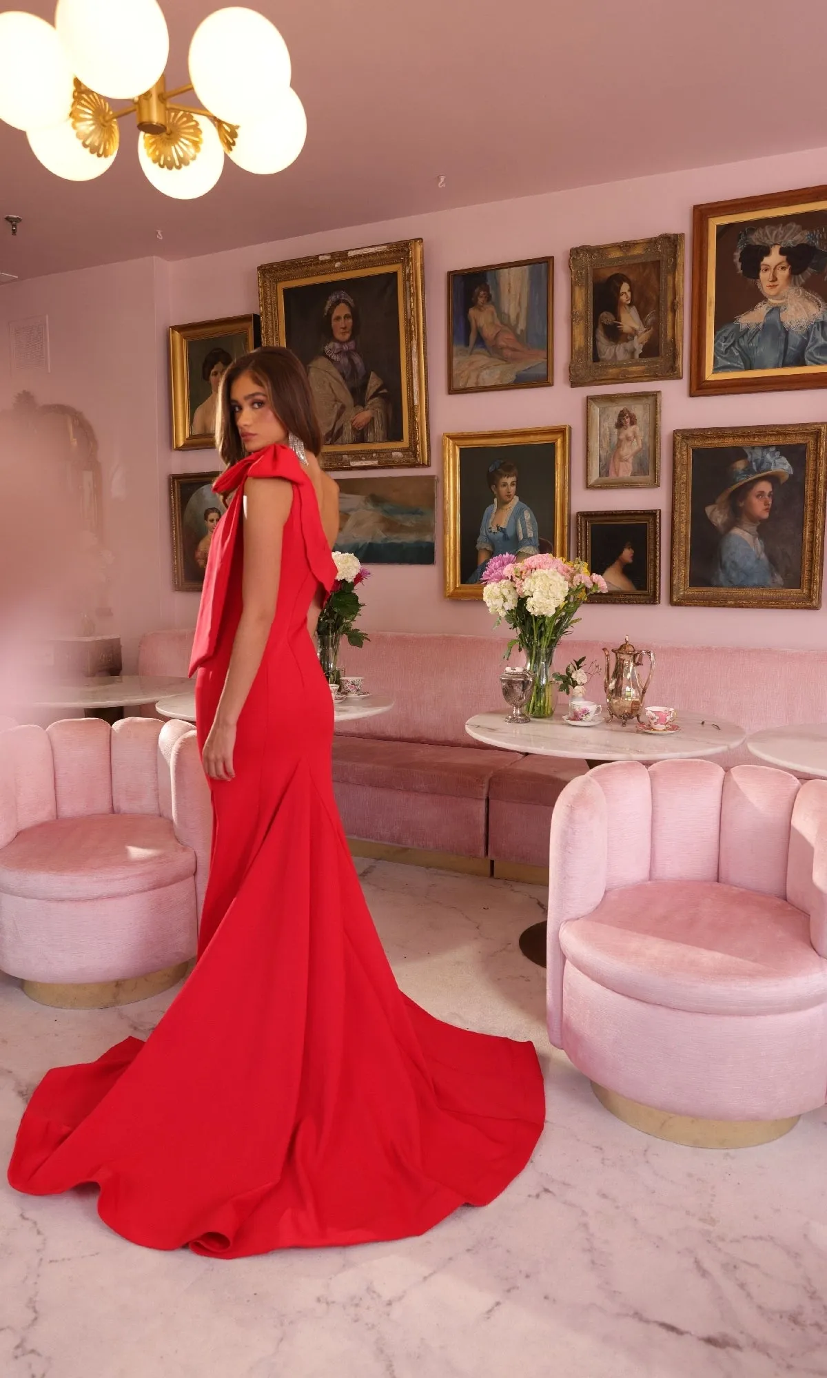 One-Shoulder Long Formal Dress: Ava Presley 40023 sold by PromGirl product image thumbnail 2