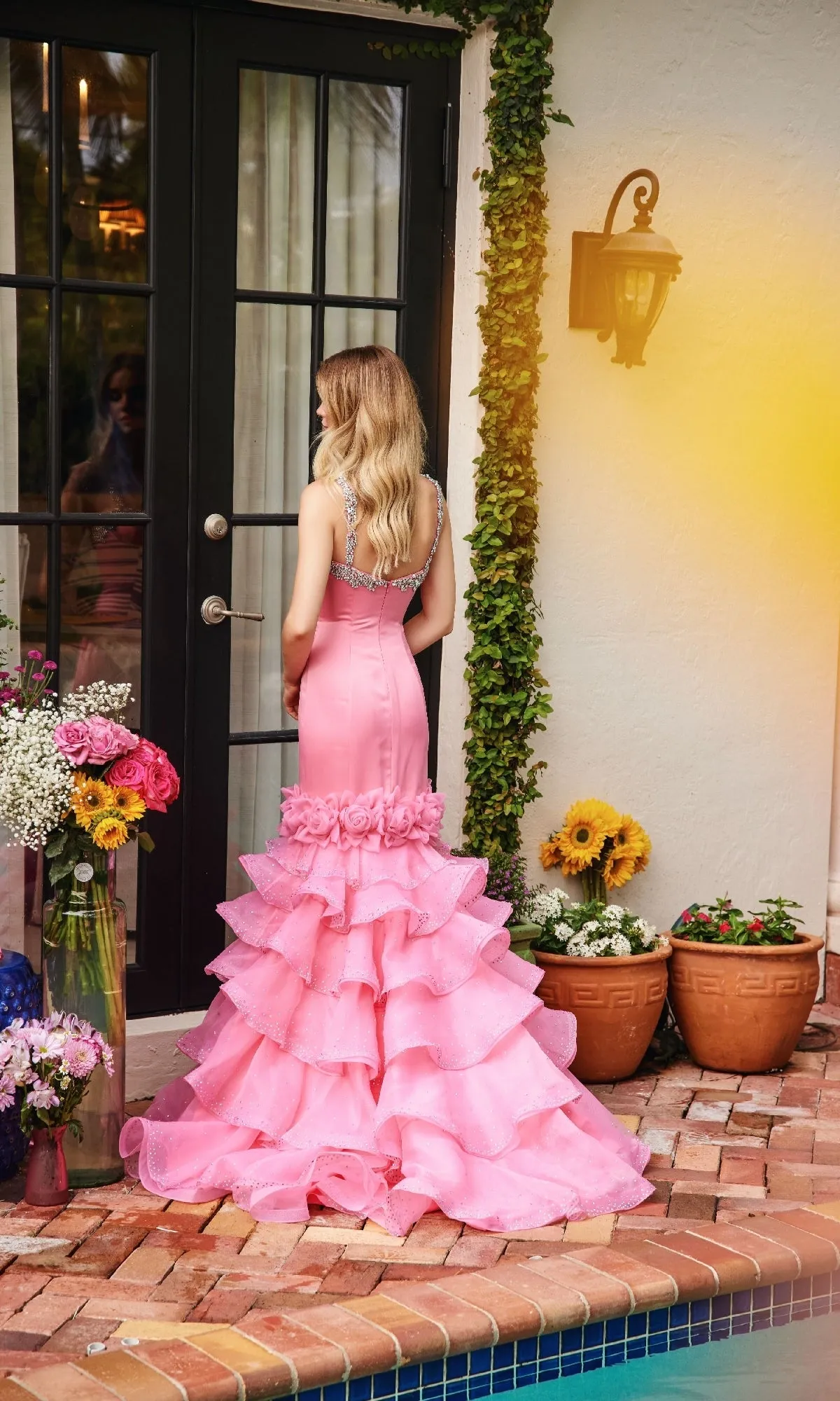 Ruffle Mermaid Prom Dress: Ava Presley 39566 sold by PromGirl product image thumbnail 2