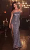 Strapless Long Sequin Prom Dress: Ladivine CH165 sold by PromGirl