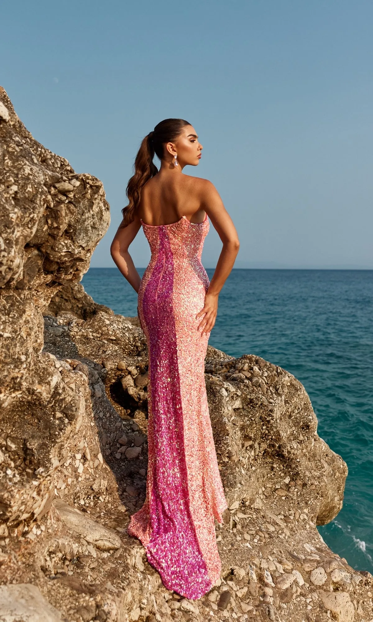 Long Prom Dress 91007 by iNtrigue sold by PromGirl product image thumbnail 2