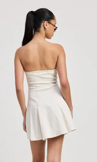 Ivory Short Strapless Casual Dress sold by PromGirl product image thumbnail 2