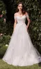 Off-White Long Wedding Dress: Ladivine C159W sold by PromGirl