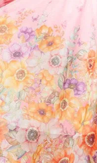 A-Line Ruffled Floral-Print Casual Maxi Dress sold by PromGirl product image thumbnail 3