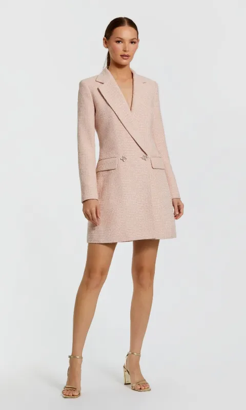 Short Pink Wedding Guest Dress: Mac Duggal 81198 sold by PromGirl