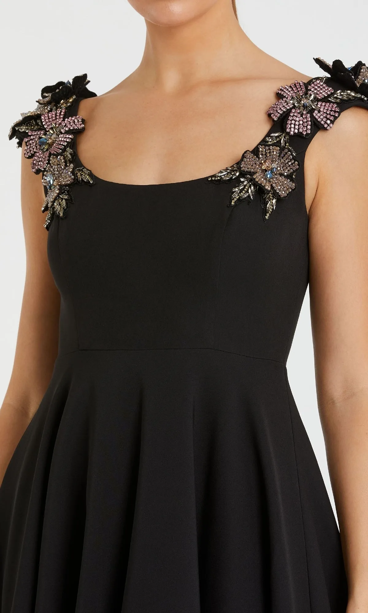 Long Black A-Line Formal Dress: Mac Duggal 11949 sold by PromGirl product image thumbnail 3