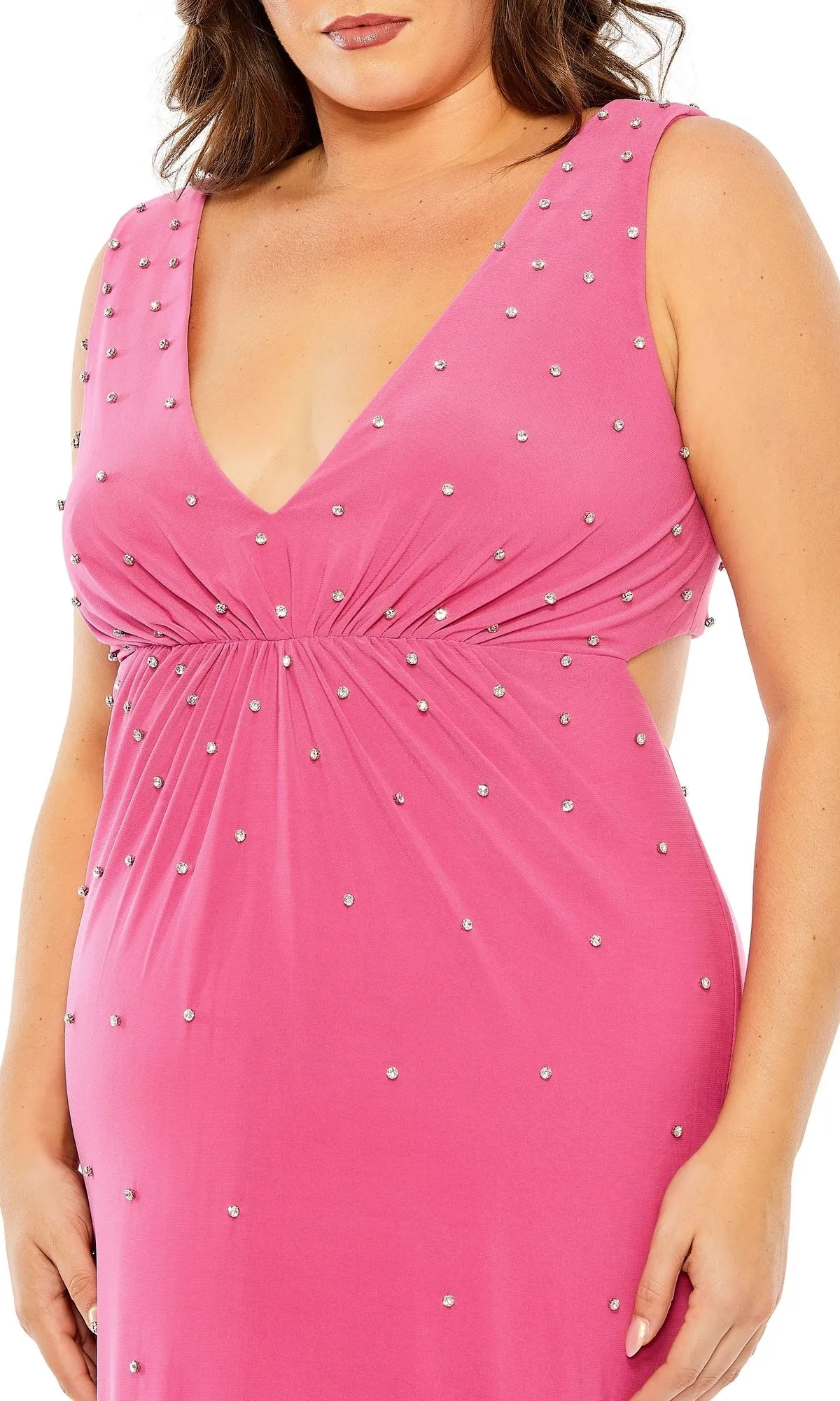 Long Plus-Size Formal Dress 68353 by Mac Duggal sold by PromGirl product image thumbnail 3