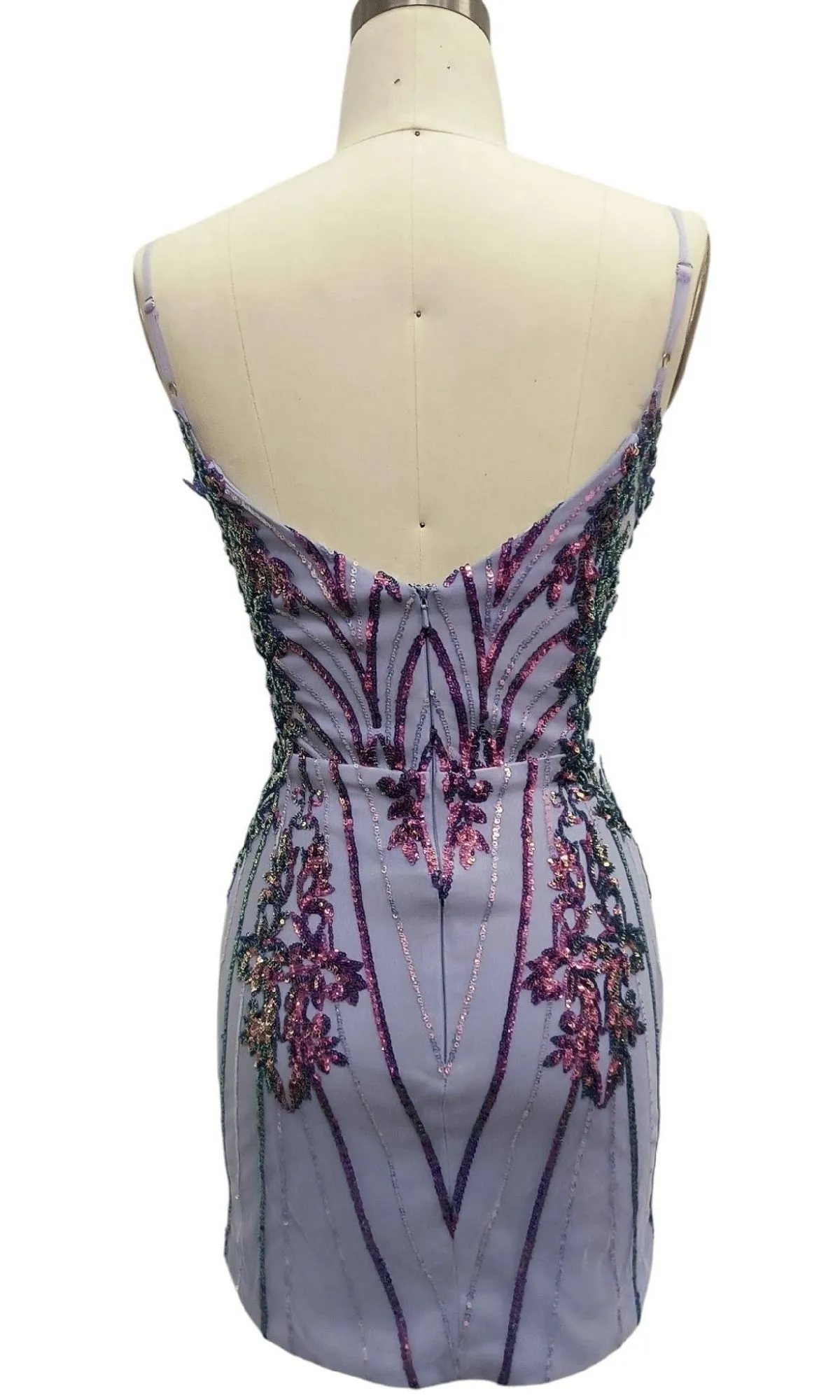 Short Lilac Sequin Hoco Dress: 12439 sold by PromGirl product image thumbnail 2
