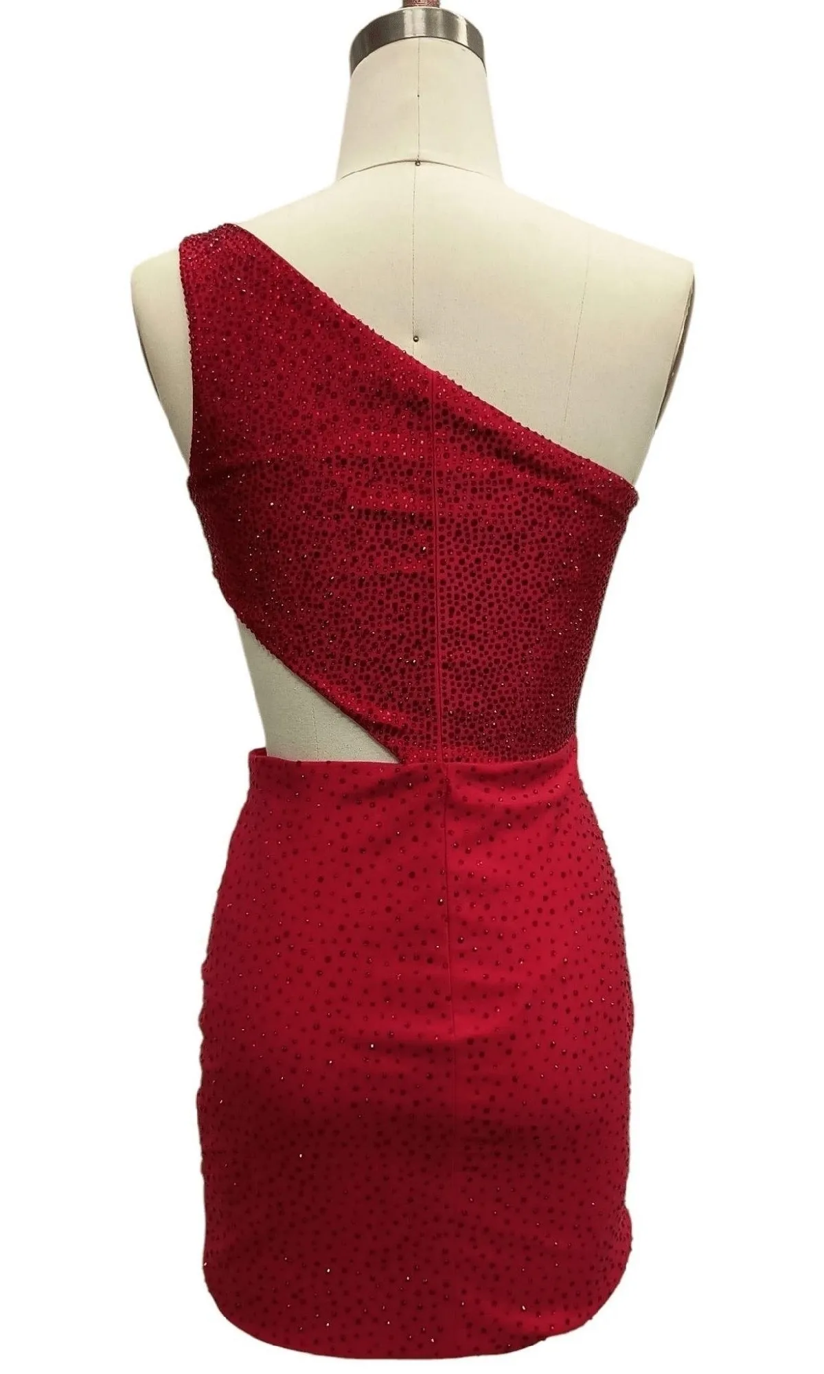 Cut-Out Short Red Hoco Dress: 12416 sold by PromGirl product image thumbnail 2