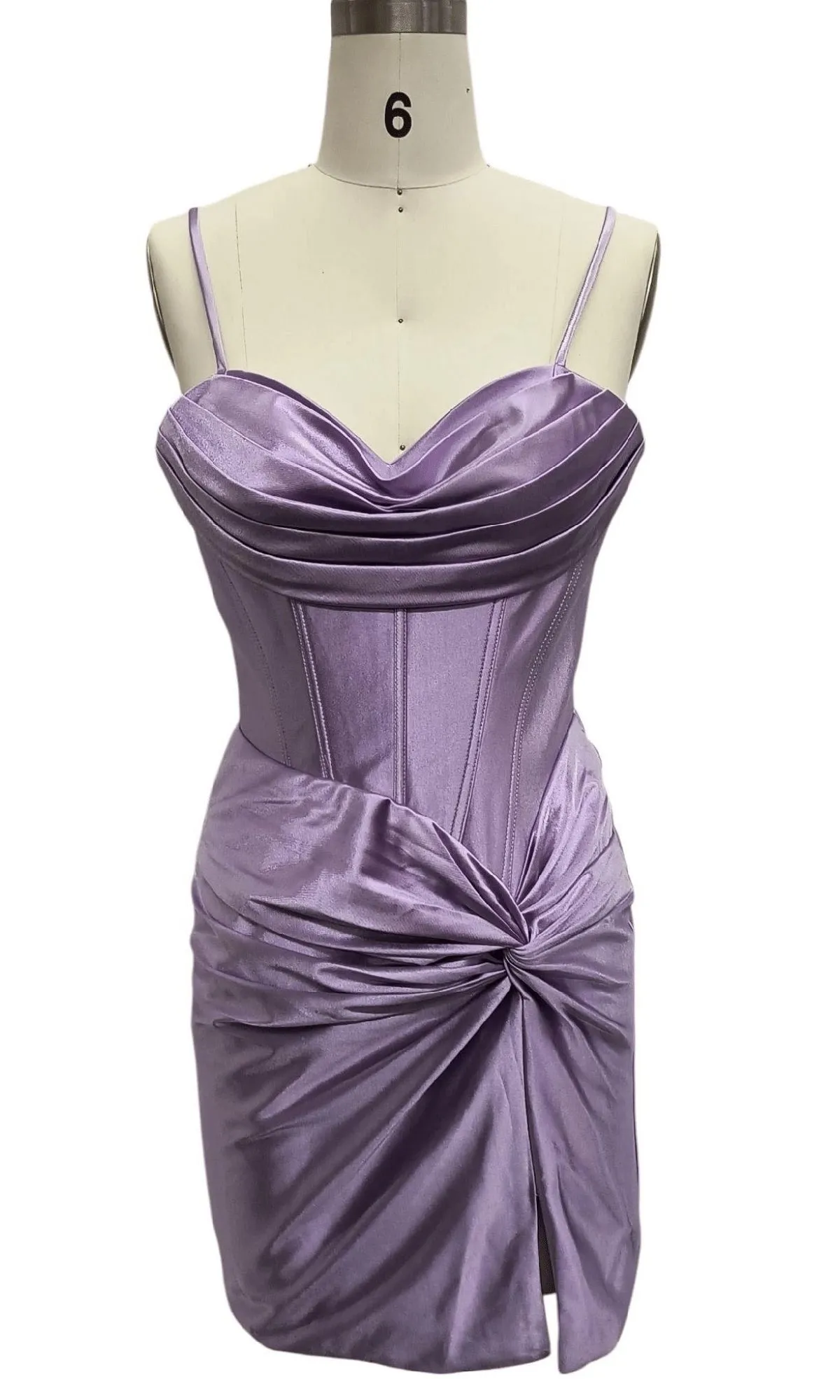Short Lilac Corset Hoco Dress: 12623 sold by PromGirl product image thumbnail 3