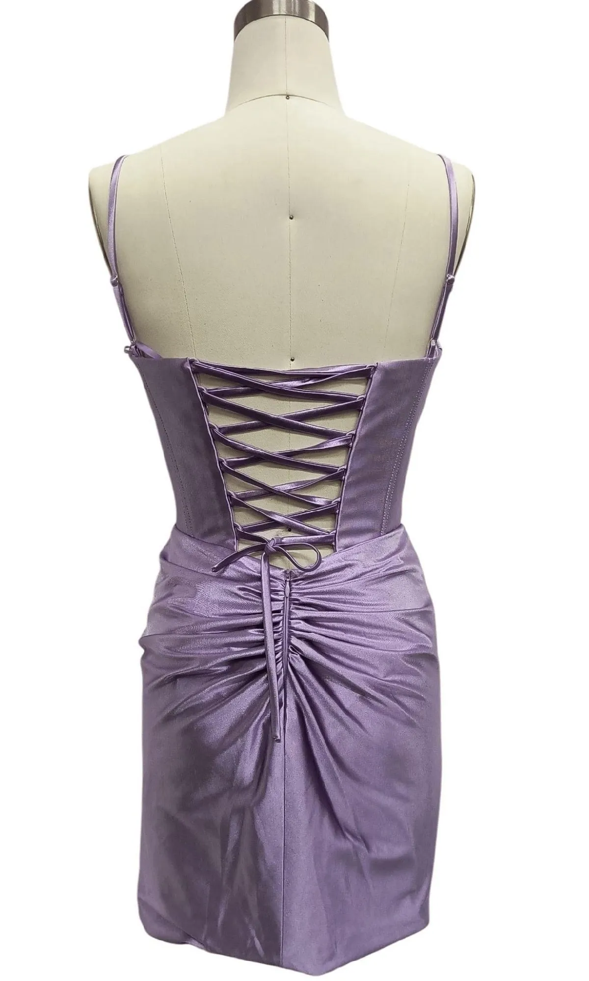 Short Lilac Corset Hoco Dress: 12623 sold by PromGirl product image thumbnail 2