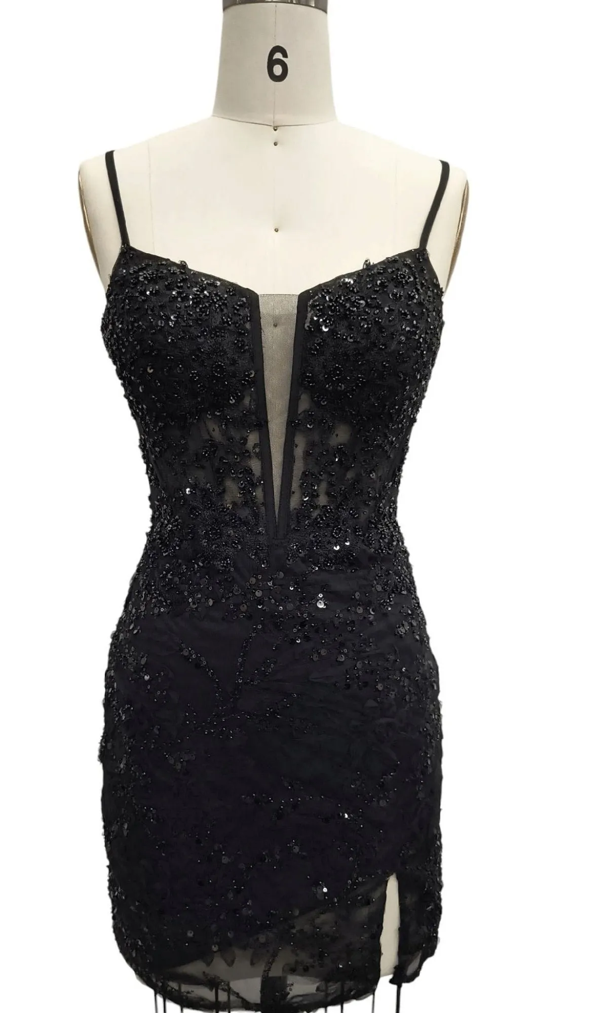 Short Black Sequin Hoco Dress: 12660 sold by PromGirl product image thumbnail 3