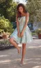 Short Glitter A-Line Hoco Dress: Juliet JT977U sold by PromGirl