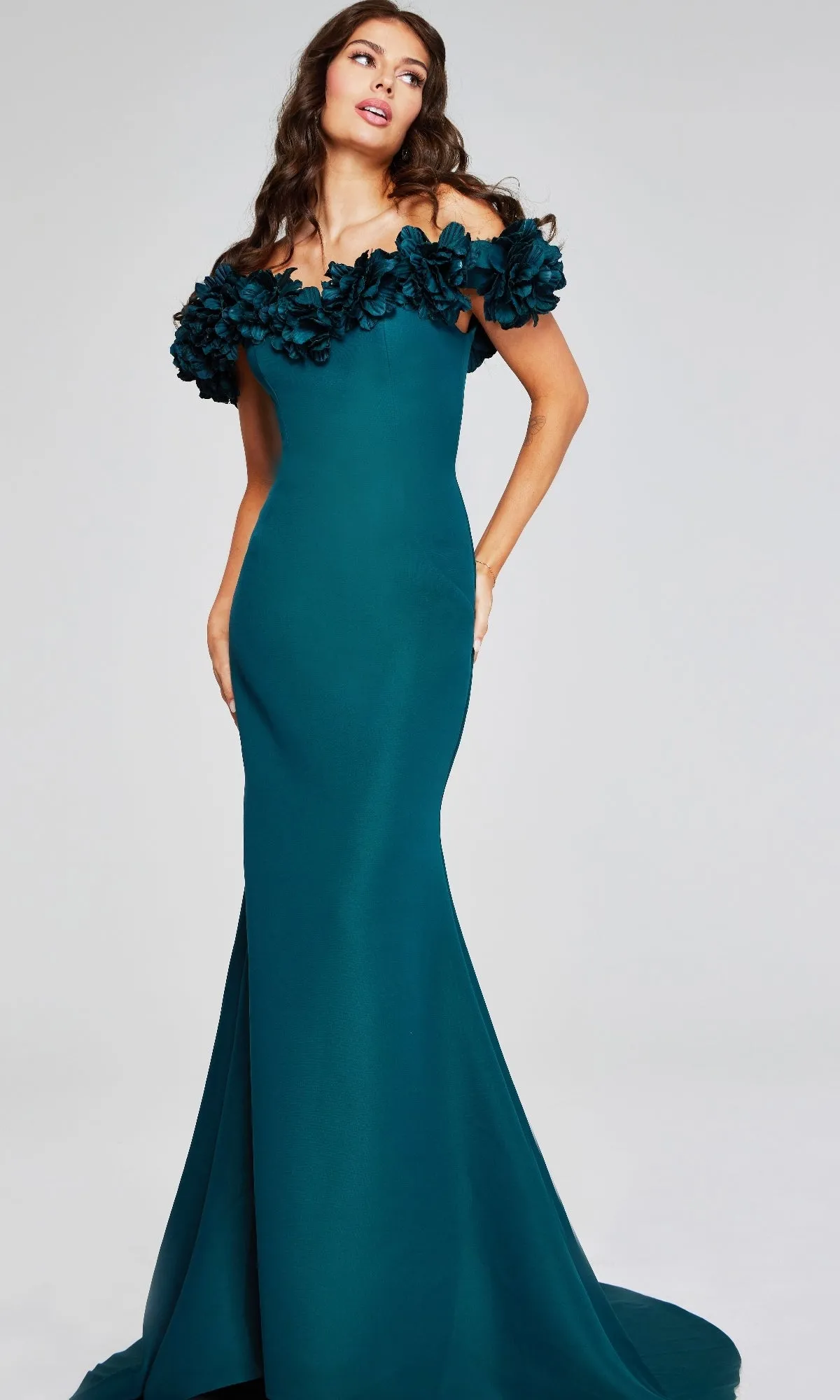 Long Formal Dress: Jovani 40595 sold by PromGirl product image thumbnail 4