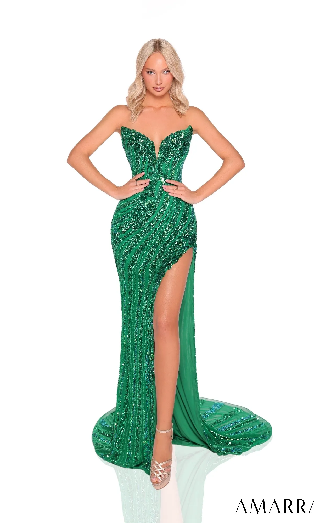 Long Prom Dress: Amarra 88915 sold by PromGirl product image thumbnail 3